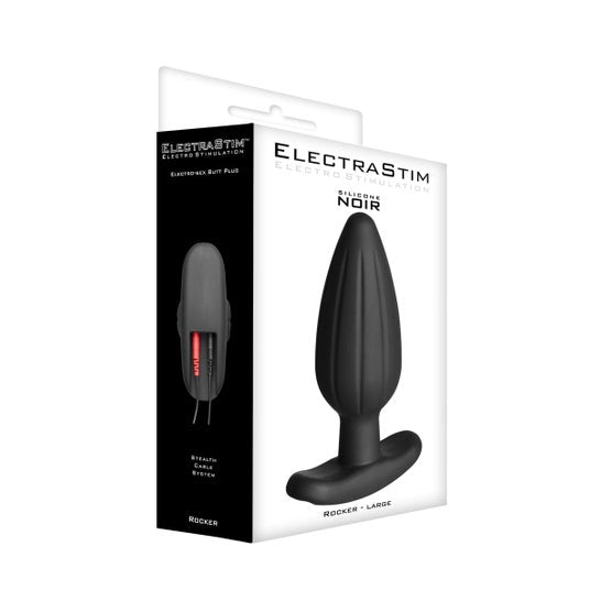 Electrastim Rocker Butt Silicone Plug Anal Large 1ud