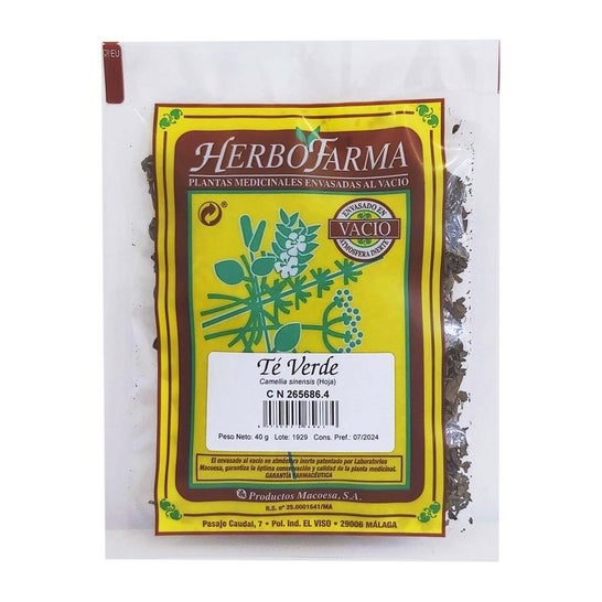 Herbofarma Té Verde al Vacío 40g