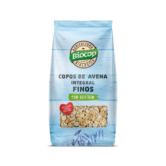Biocop Copos de Avena Finos Integrales Bio Sin Gluten 500g