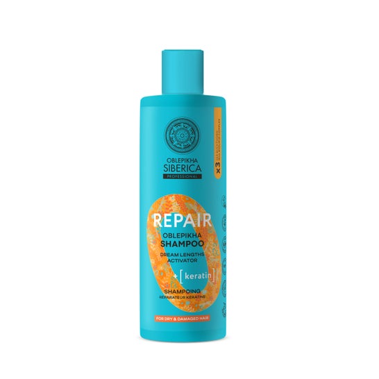 Natura Sibérica Champú Reparador de Queratina 400 ml