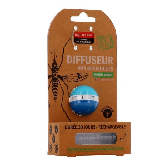 Manouka Set Difusor Antimosquitos + Recargas 1ud
