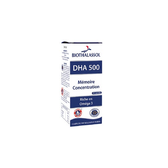 Biothalassol Dha 500 Mémoire Et Concentration 30 caps