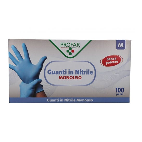 Profar Guante de Nitrilo S/Polvo M
