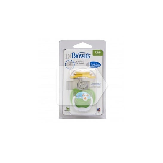 Dr Brown's Prevent chupete silicona color dibujos 0-6 Meses 1ud