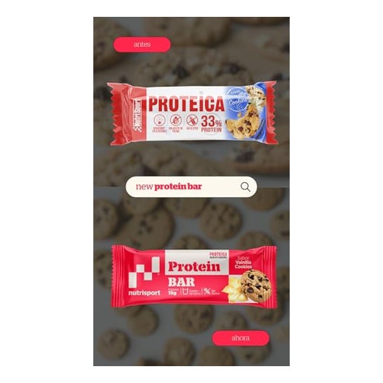 Nutrisport Pack Barrita Proteica Avellana Praline 24x44 g