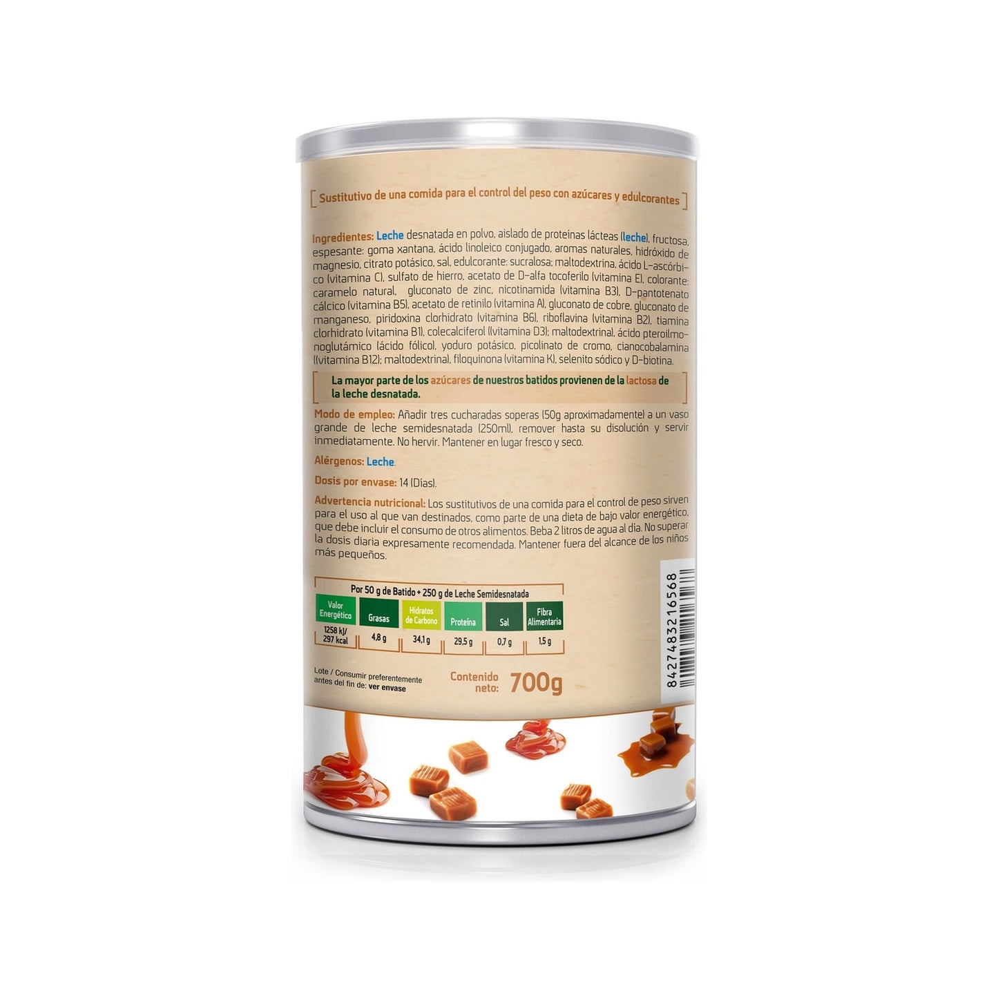 Sotya Batido Saciante Toffe Caramelo 550g