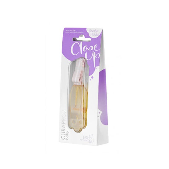 Curaprox Baby Clip para Chupete Naranja 1 ud