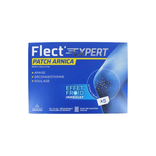 Flect Expert Patch Arnica efecto frío inmediato 5 unidades