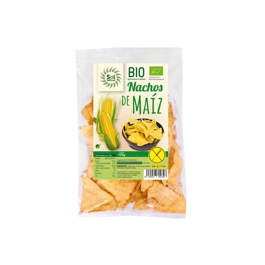 Sol Natural Nachos De Maíz Natural Sin Gluten 125 g