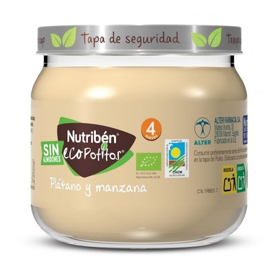 Nutriben Ecopotito Plátano Manzana 120g