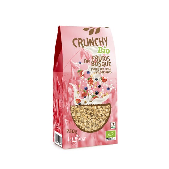 La Grana Crunchy Avena Frutos del Bosque Eco 375g