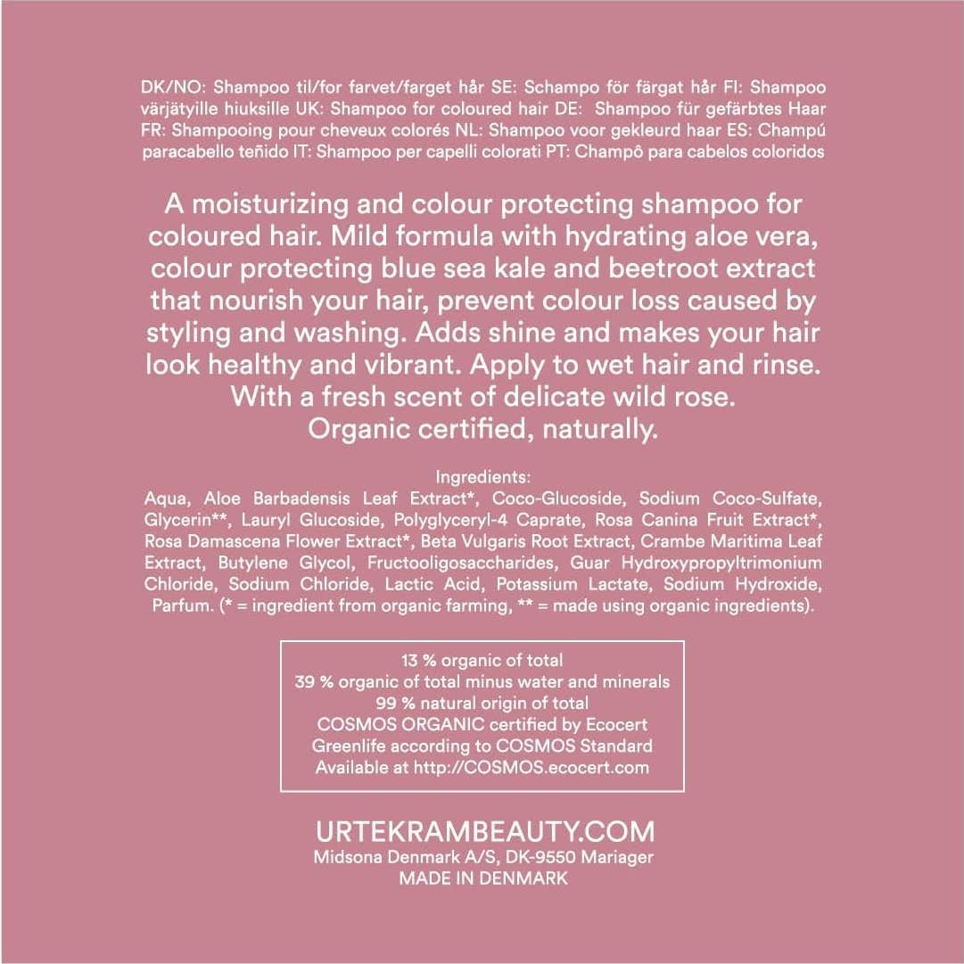 Urtekram Soft Wild Rose Colour Preserve Shampoo 500ml