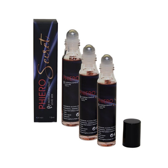 500 Cosmetics Phiero Secret Feromonas para Mujer 3 X15 ml