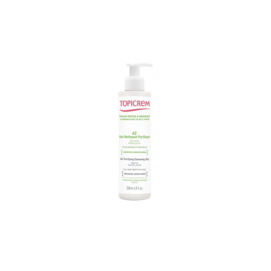 Topicrem Mixed Skin Aceites AC Purifying Cleansing Gel 200ml