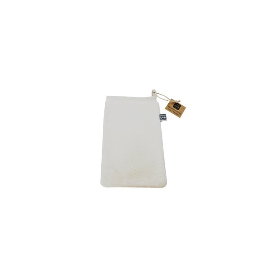 NaturaBIO Cosmetics Manopla Baño Lino Algodón 1 ud