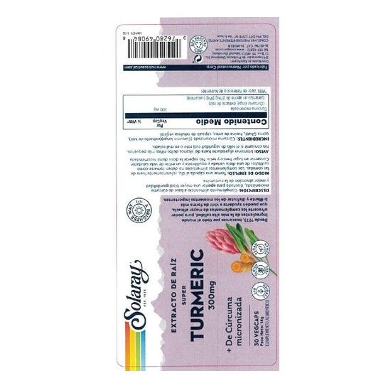 Solaray Super Turmeric 30 caps