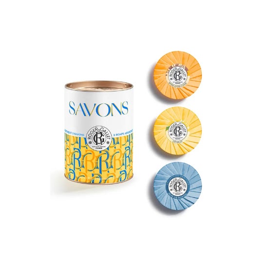 Roger & Gallet Boîte Savons Bienfaisants Fresh Wood 3x100g