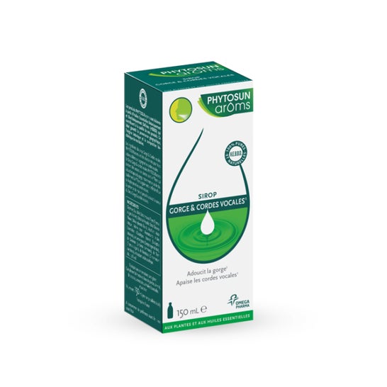 Phytosun Aroms Garganta en almíbar y cuerdas vocales Botella de 150 ml
