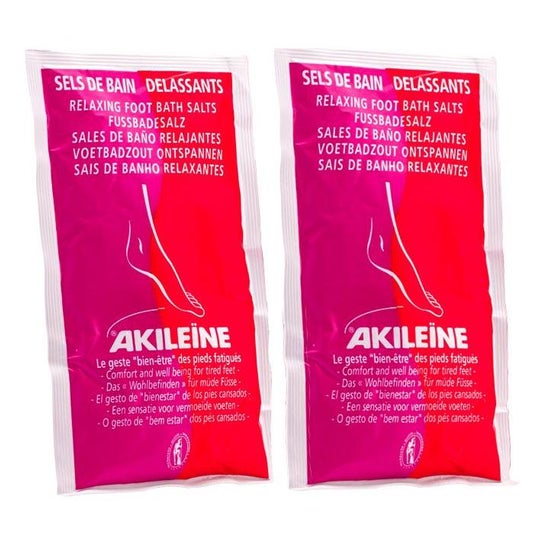 Akileine Sales de Baño Relajantes Pies Cansados 2 X150 g