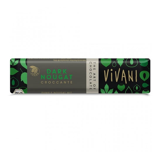 Vivani Dark Nougat Croccante Chocolate Vegan 35g