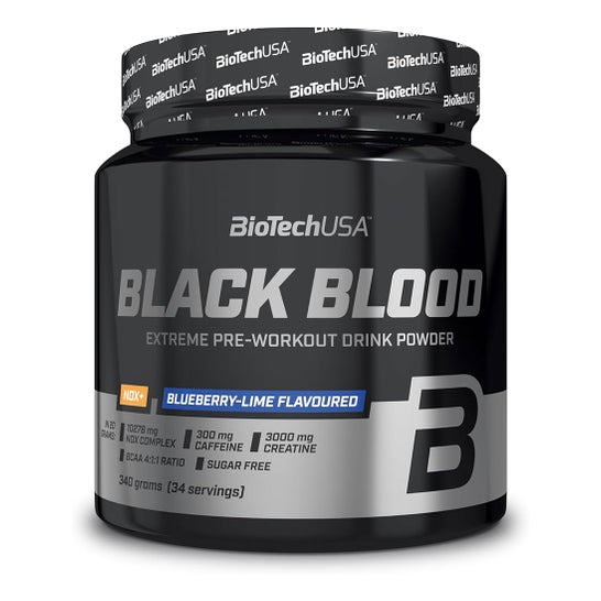Biotech Usa Black Blood Nox+ Arándano y Lima 330 g