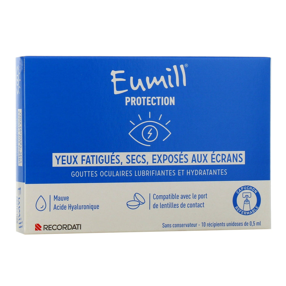 Eumill Protection Ojos Cansados Secos Expuestos a Pantallas 10x0.5 ml