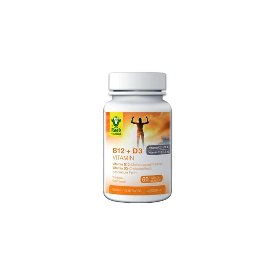 Raab Vitalfood Vitamina B12 D3 60comp