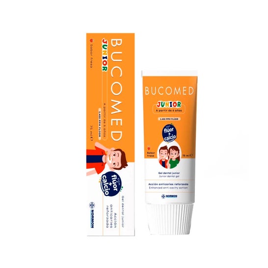 Normon Bucomed Gel Dental Infantil Fresa 75ml