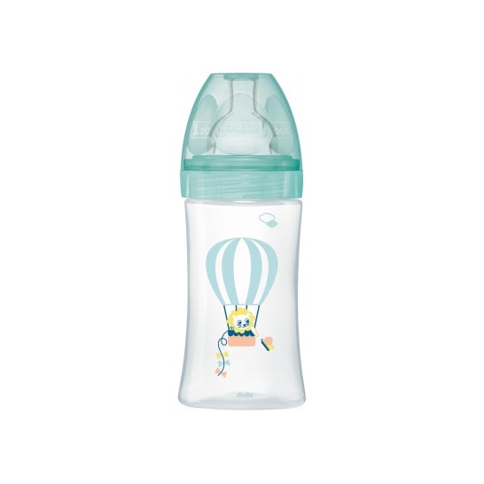 Dodie Biberón anticólico 0-6m balón aerostático 270ml