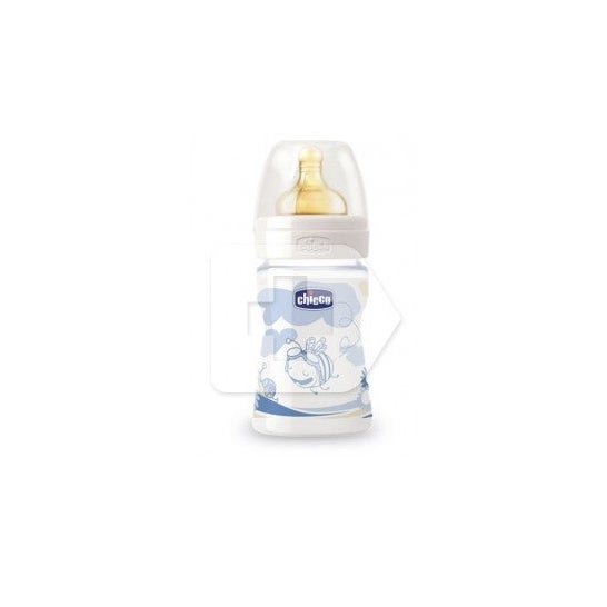 Chicco biberón flujo normal 150Cc azul 1u