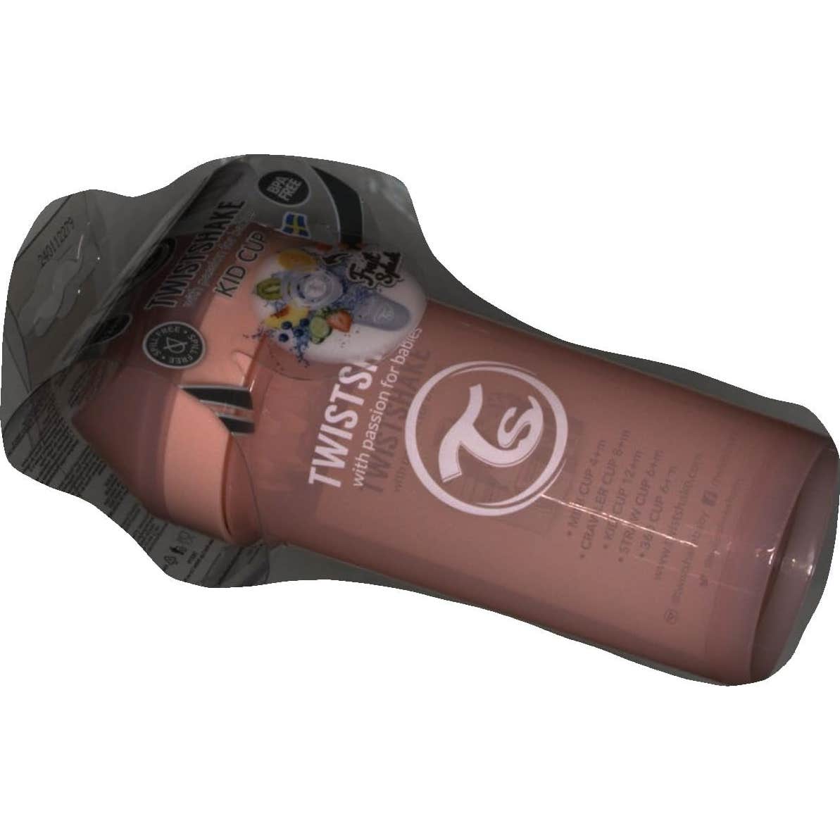 Twistshake Kid Cup Pastel Rosa 360 Ml 12+m