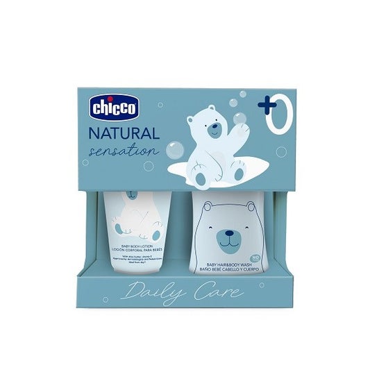 Chicco Baby Cosmetic Set Natural Sensation Daily Care 1 ud