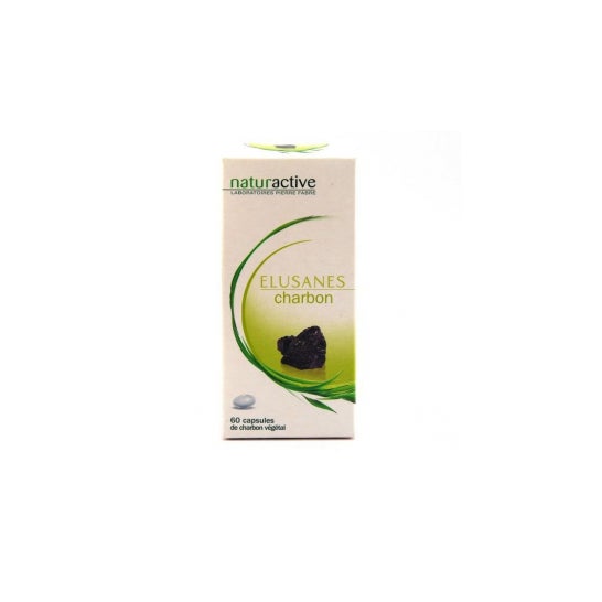 Naturactive Elusanes Carbón vegetal 60 cápsulas