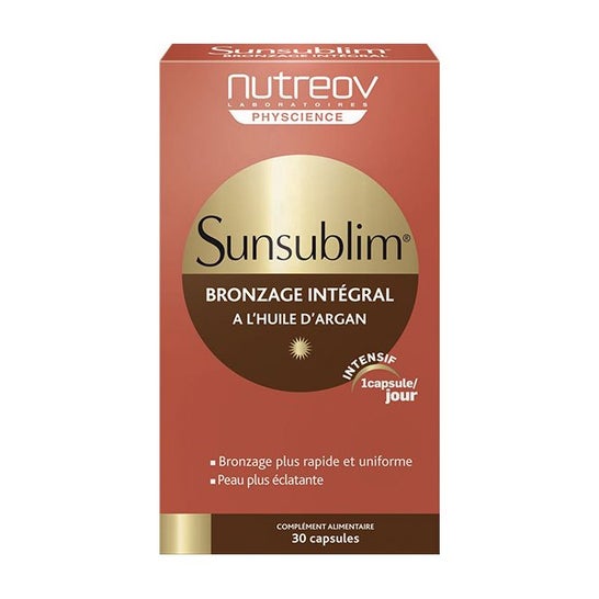 Nutreov Sunsublim Hidratante Bronceador Intermedio 30 cápsulas