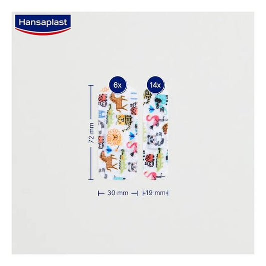 Hansaplast Sensitive Kids Animales Apósitos 20uds