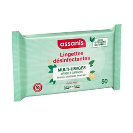 Assanis Toallitas Desinfectantes Multiusos 50uds