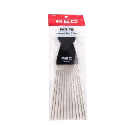 Red By Kiss Fan Pik Untangles Lifts & Styles Large 1 ud