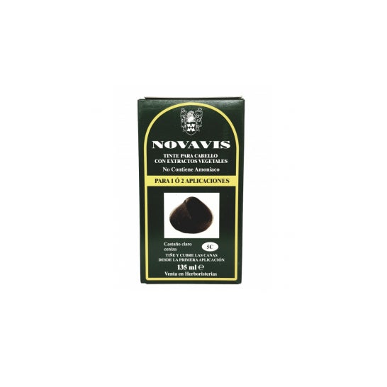 Novavis Tinte Vegetal 5C Castaño Claro Ceniza 130ml