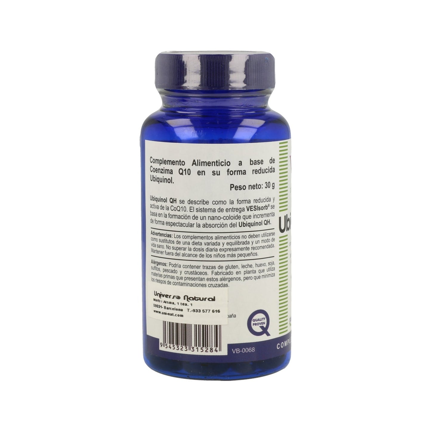 Vbyotics Ubiquinol QH 100mg 50 Perlas