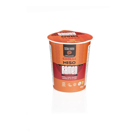 King Soba Vaso Ramen Miso Chili Sin Gluten 85g