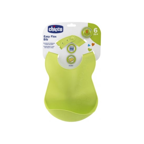 Chicco Babero Polipropileno Flexible Unisex +6 Meses 1ud