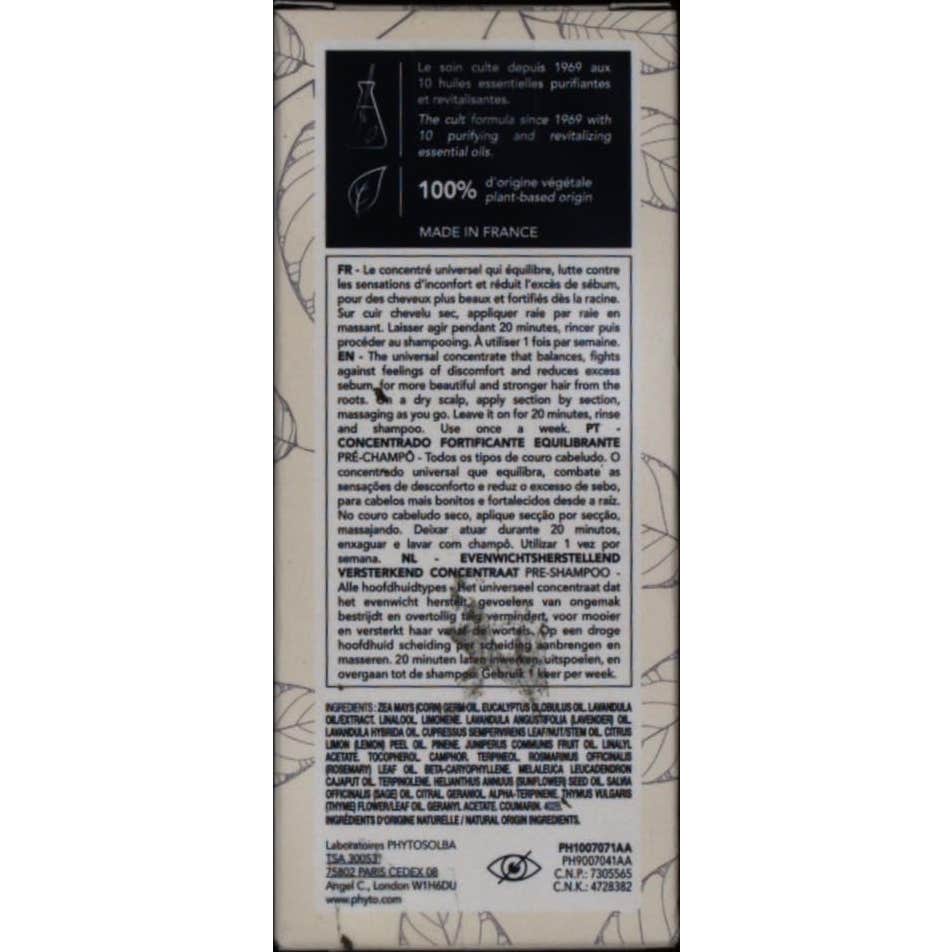 Phyto Polleine Concentrado Equilibrante Fortificante 30ml