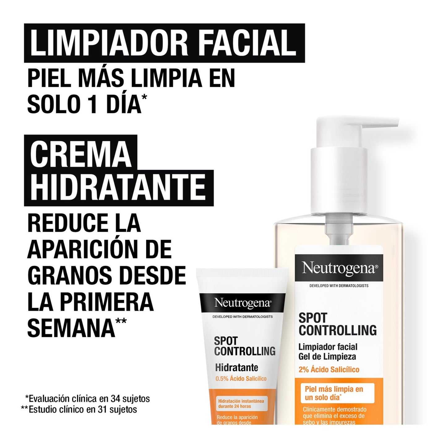 Neutrogena® Visibly Clear Spot Proofing Rutina de Cuidado Facial