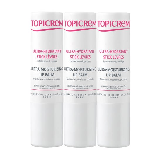 Topicrem Kit Ultrahidratante Stick Labial 3x4g
