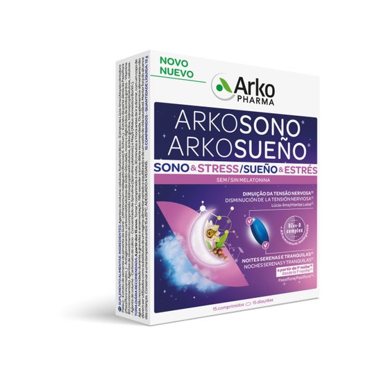 Arkopharma Arkosueño Sueño & Estrés 15 comprimidos