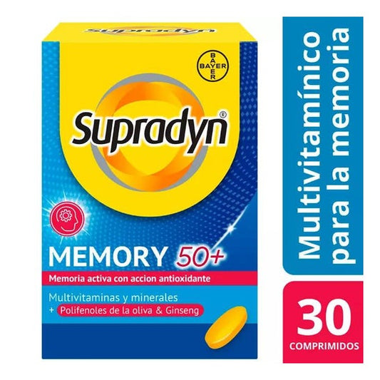 Supradyn Memory 50+ 2x30 comprimidos