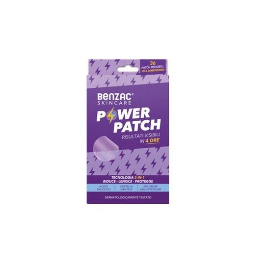 Benzacare Power Parche Acné Granos 36uds