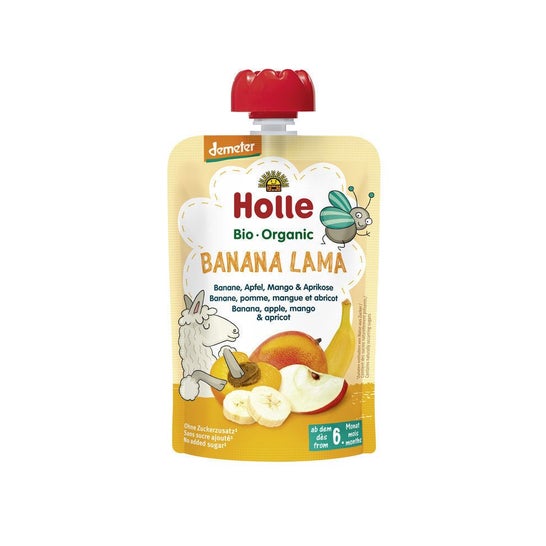 Holle Smoothie Plátano, Manzana, Mango Albaricoque +6M 100ml