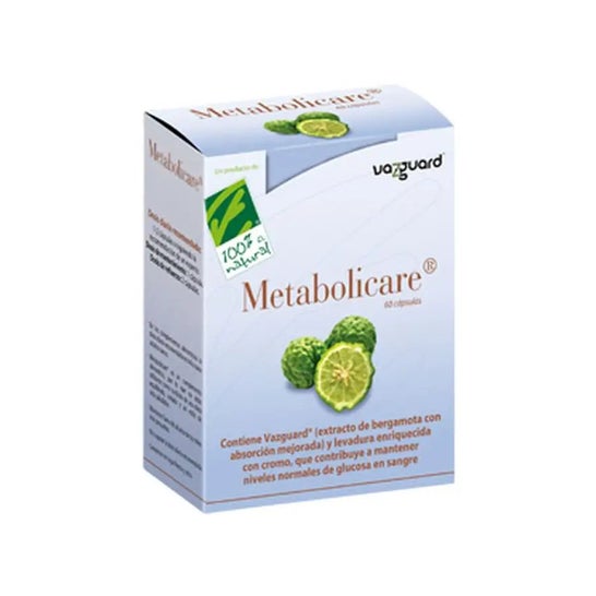 Cien Por Cien Natural Metabolicare 100% Natural 60 caps