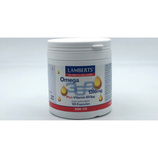 Lamberts Omega 3, 6, 9+ Vitamina D3 120caps